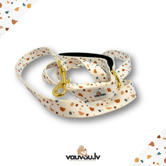 "Haoss" leash with gold color buckle